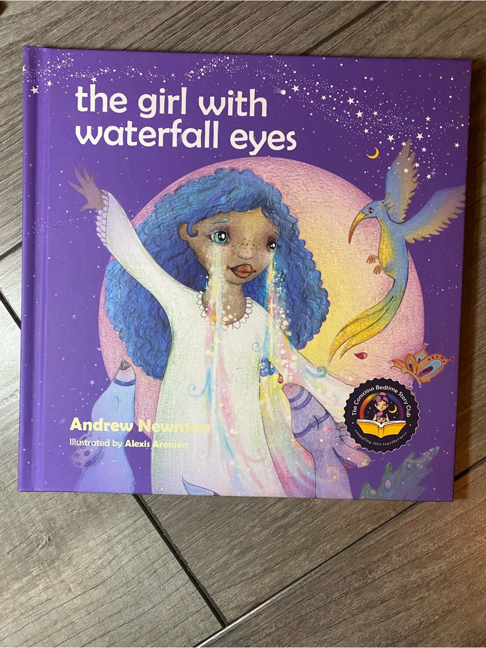 EUC The Girl With Waterfall Eyes Children's Book - Andrew Newman